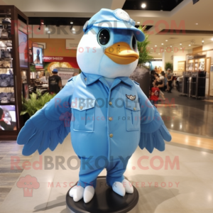 Sky Blue Dove mascotte...