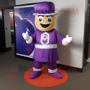 Purple Ring Master mascotte...