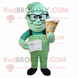 Green Ice Cream mascotte...