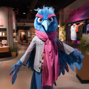 Magenta Blue Jay mascotte...