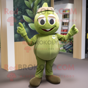 Olive Momentum maskot drakt...