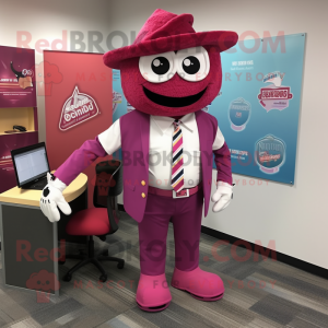 Postava maskota Magenta...