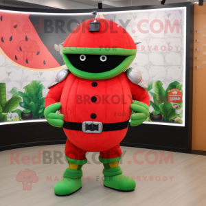 Red Melon maskot...