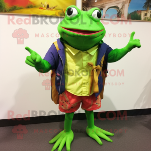Postava maskota Frog...