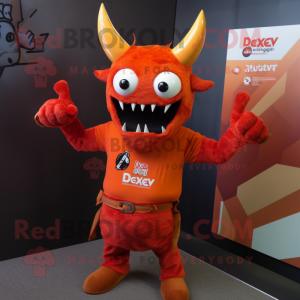 Rust Devil maskot drakt...