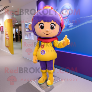 nan Bracelet mascot costume character dressed with a Jumpsuit and Handbags