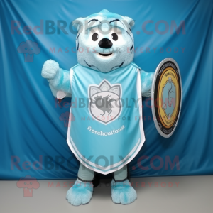 Postava maskota Sky Blue...