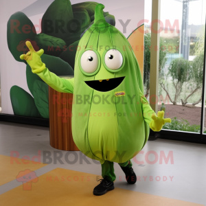 Olive Melon maskot kostume...