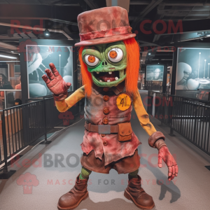 Rust Zombie maskot drakt...