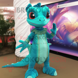 Turquoise Geckos mascotte...