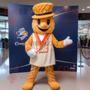  Croissant mascotte kostuum...