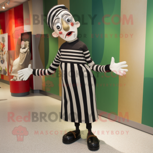 Olive Mime Maskottchen...