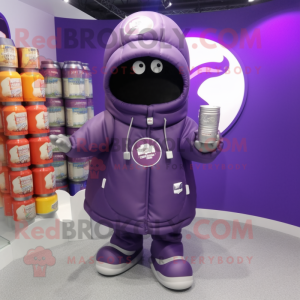 Purple Soda Can mascotte...