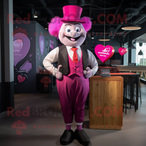 Magenta Heart mascotte...