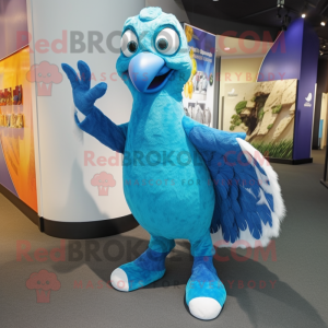 Postava maskota Sky Blue...
