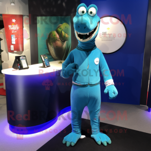 Blue Crocodile mascotte...