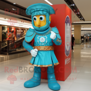 Turkis Roman Soldier maskot...