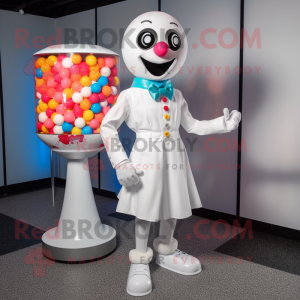 Witte Gumball Machine...