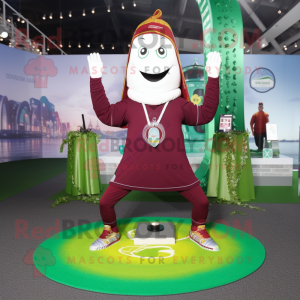 Maroon Green Beer mascotte...