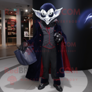 Navy Vampyr maskot kostume...