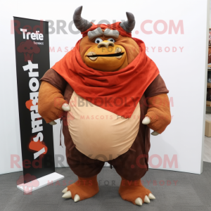 Rust Ogre mascotte kostuum...