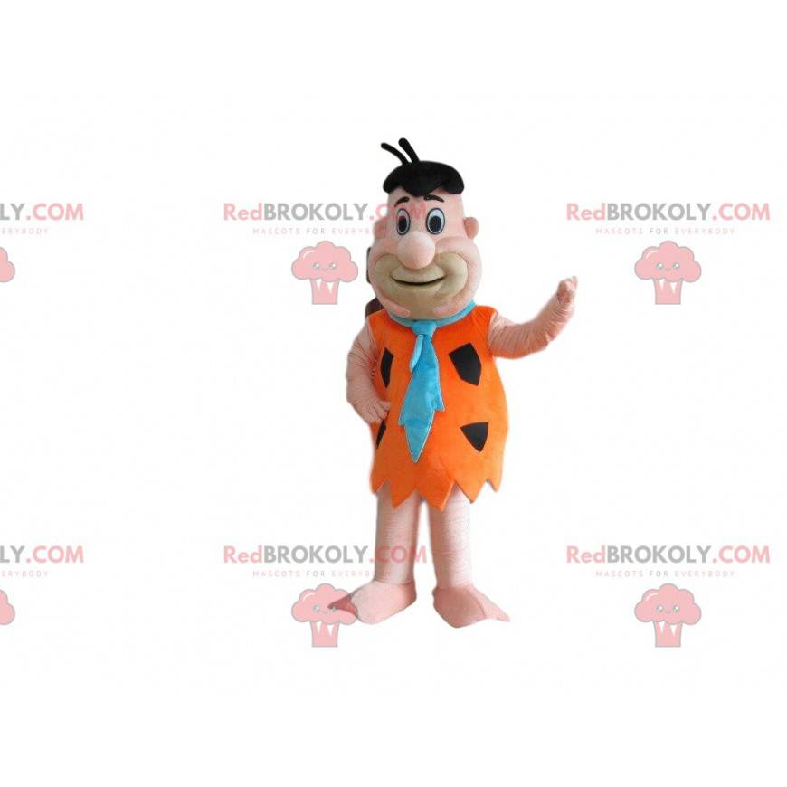 Mascot Fred Flintstones, famoso personaje Tamaño L (175-180 CM)