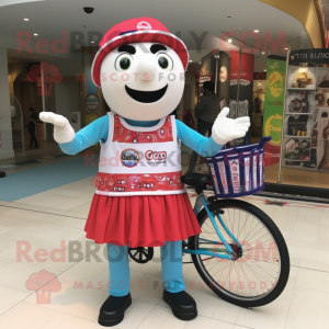  encyklist maskot kostume...