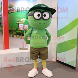 Oliven Aglet maskot kostume...