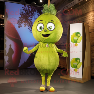 Olive Pear mascotte kostuum...