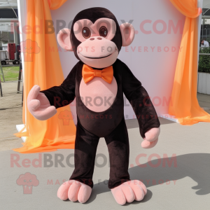 Peach Chimpanzee mascotte...