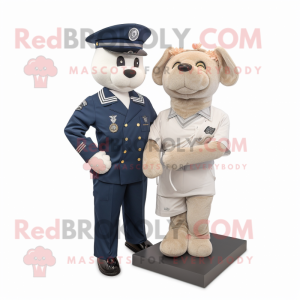 Navy Soldier mascotte...