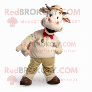 Beige Holstein Cow-...