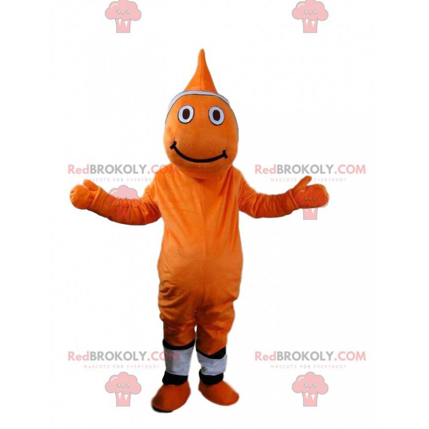 Mascotte van Nemo. Clownfish mascotte. Vis cosplay -