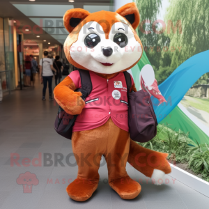 Postava maskota Red Panda...
