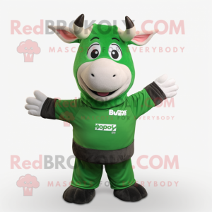 Forest Green Zebu maskot...