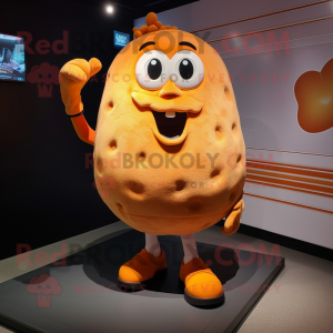 Orange potatis maskot...