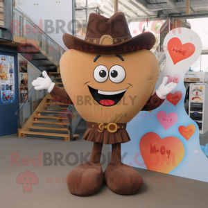 Brown Heart maskot...