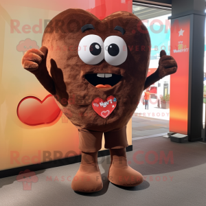 Brown Heart maskot...