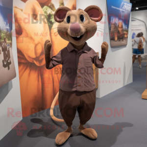 Bruin Ratatouille mascotte...