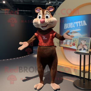 Bruin Ratatouille mascotte...