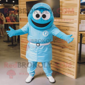 Sky Blue Bagels mascotte...