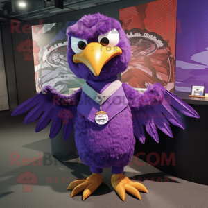 Purple Eagle mascotte...
