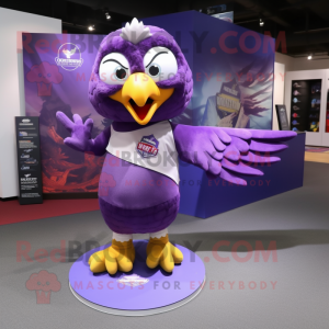 Purple Eagle mascotte...