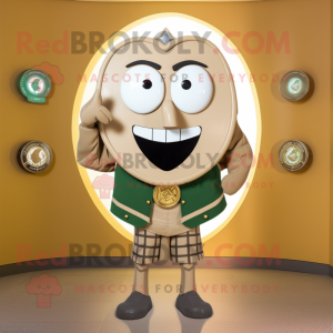 Tan Celtic Shield maskot...