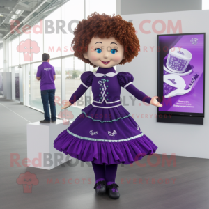 Lilla Irish Dancer maskot...