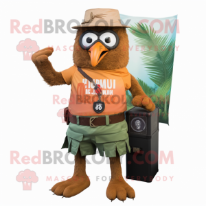 Rust Kiwi mascotte kostuum...