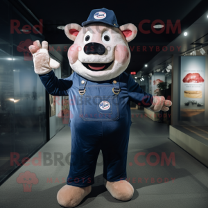 Navy So maskot kostume...