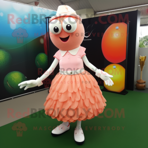Peach Golf Ball mascotte...