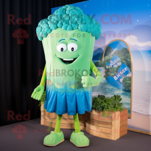 Cyan Broccoli mascotte...