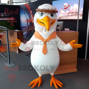 Peach Seagull mascotte...